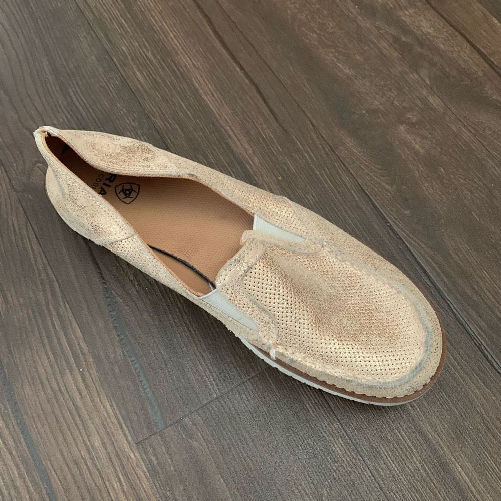 Ariat amputee right foot only gold slip on 11B shoe